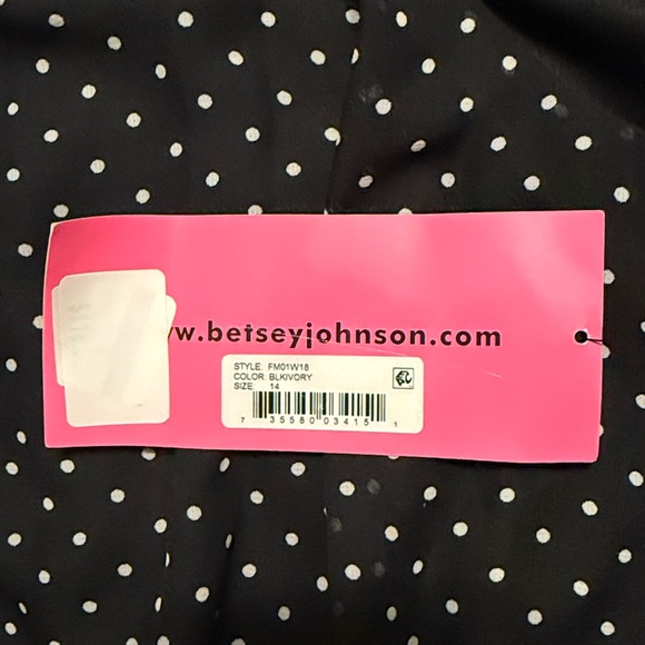 NWT Betsey Johnson polka dot halter dress - Picture 7 of 10